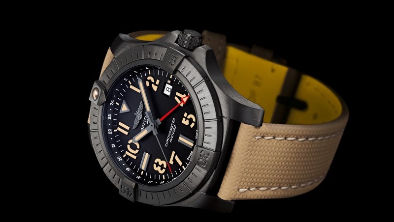 avenger automatic gmt 45 night mission