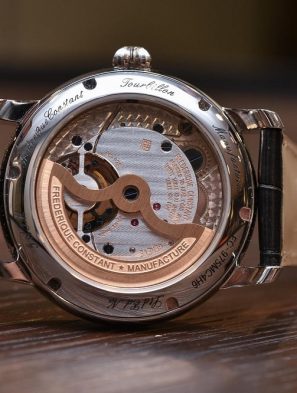 Frederique Constant Classic Tourbillon Perpetual Calendar Manufacture caseback background