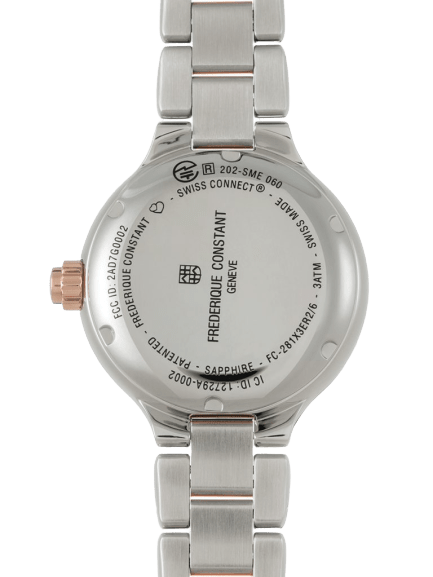 Frederique Constant Horological Smartwatch Delight Steel Caseback