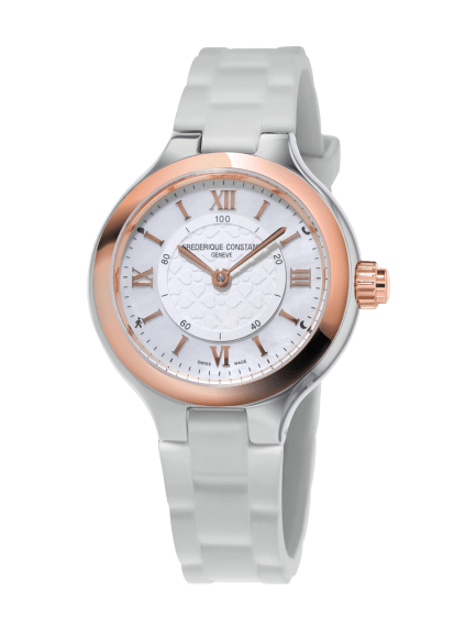 Frederique Constant Horological Smartwatch Delight White rubber