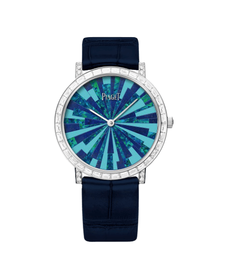 Piaget Altiplano Ladies White Gold Opal Marquetry