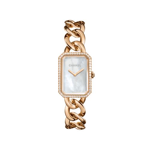 Première Chaine Beige Gold diamonds Mother of Pearls