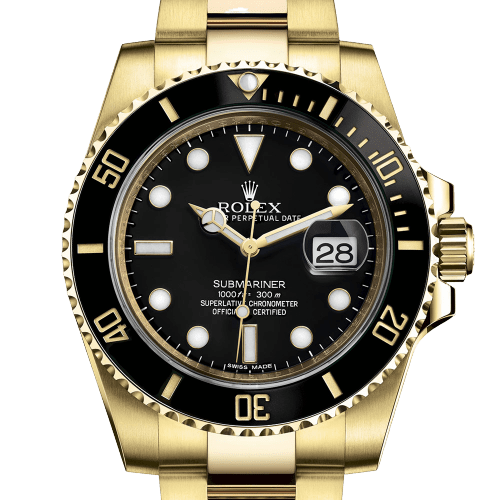 Rolex Submariner Date Yellow Gold (Black dial)