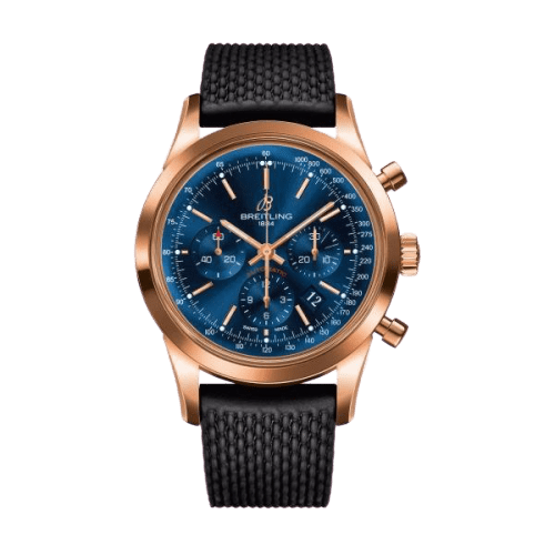 Breitling_Transocean_Chronograph_Rose_Gold_Blue_Dial
