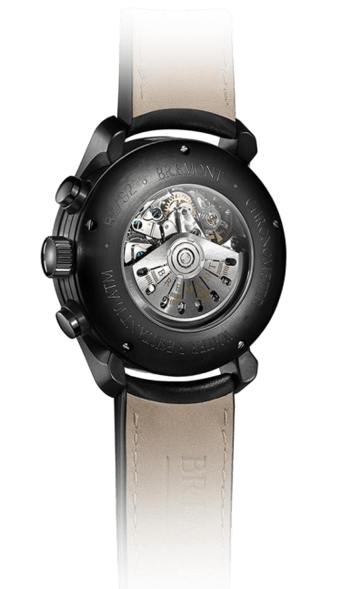 Bremont ALT1-B (GMT) Chronograph Leather (Case back)
