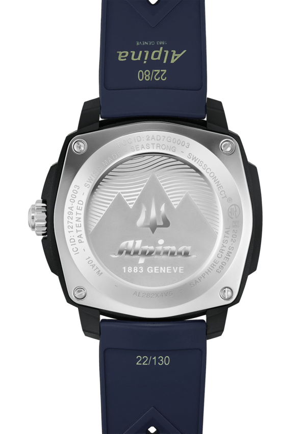 Alpina Horological Smartwatch Seastrong Case-back