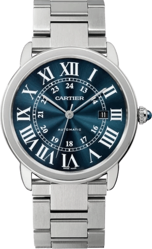 Cartiers Ronde Solo 36mm Steel (Blue Dial)